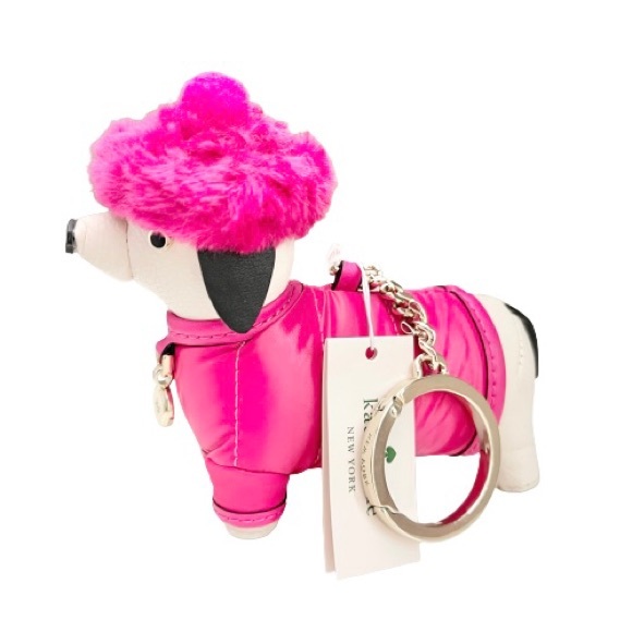 Kate Spade Claude Festive Dachshund Key Chain - Picture 5 of 8